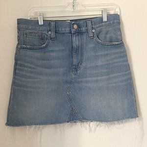 Madewell A-Line Denim Skirt